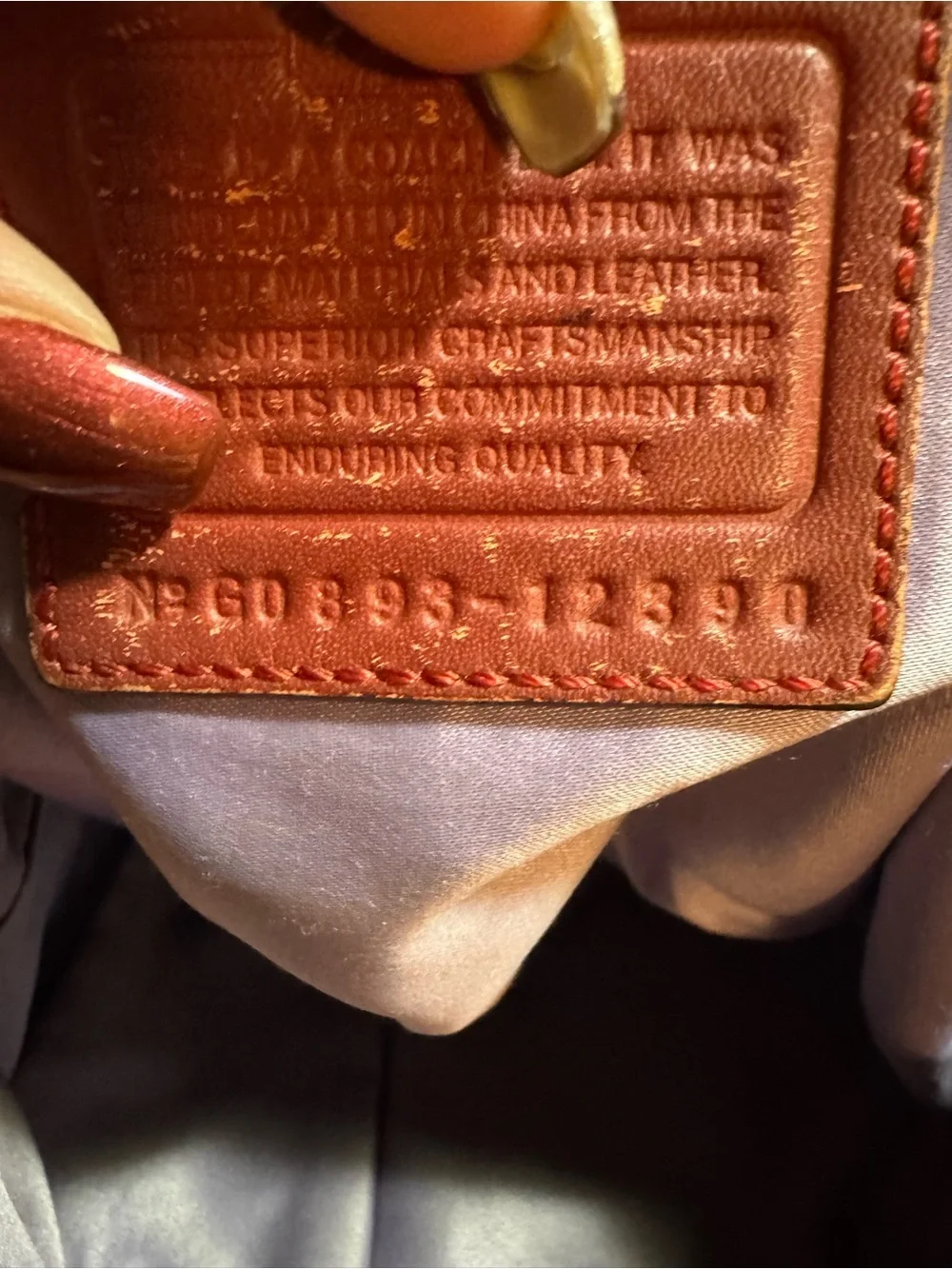 Coach classic shoulder